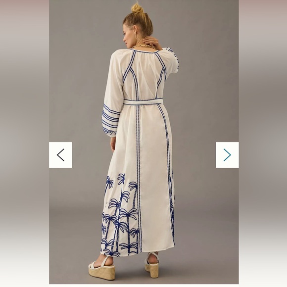 ANTHROPOLOGIE LACE The Label Embroidered Peasant Dress / Size Small / NWT - Picture 3 of 6